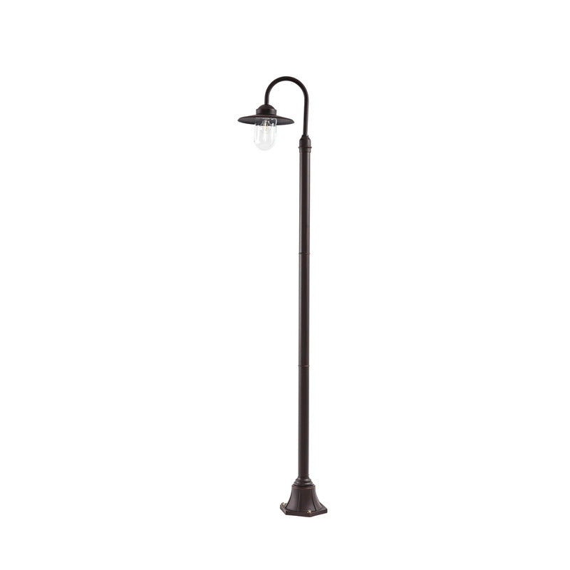 Lindby Außenleuchte Gartenleuchte Bilma LED Pollerleuchte rostfarben 220cm IP65 - 4255830911828
