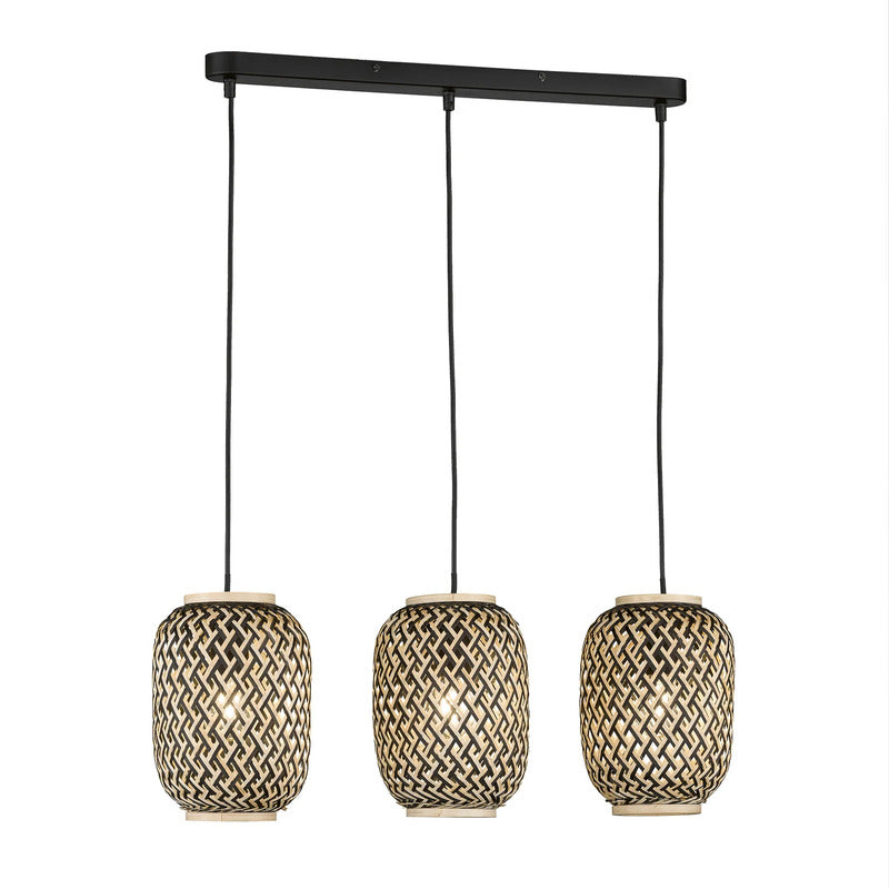 FISCHER & HONSEL Hängeleuchte Hummel LED Pendelleuchte dimmbar creme schwarz - 4003694607063