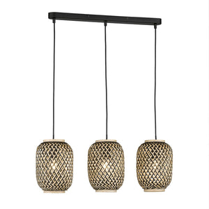 B-Ware FISCHER & HONSEL Hängeleuchte Hummel LED Pendelleuchte dimmbar creme schwarz