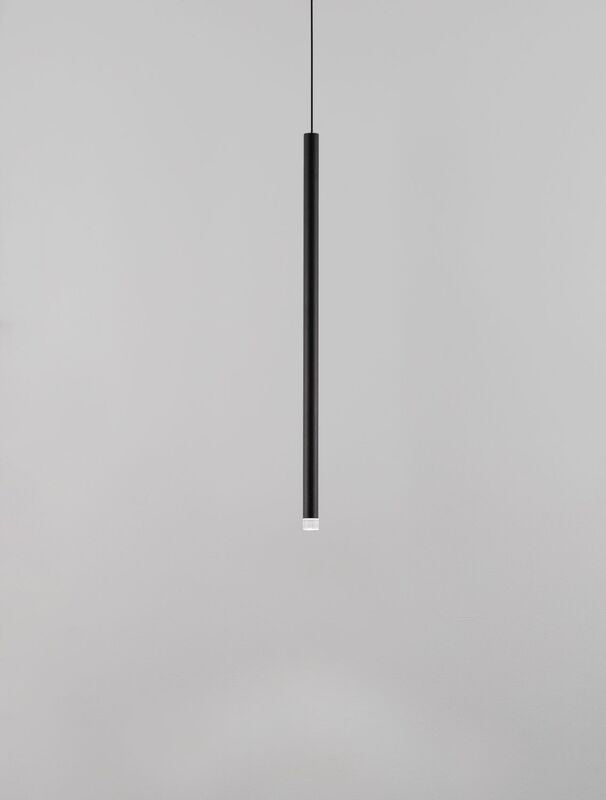 Nova Luce Pendelleuchte Hängeleuchte LED DANDIA Schwarz Warmweiß 150x8 cm 6 W - 5212017440327