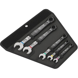 B-Ware Wera Ring-Maulschlüssel-Satz Joker 5 5-teilig 8-19mm Doppelsechskantgeometrie
