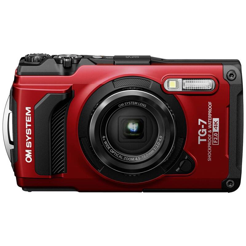 OM System TG-7 Digitalkamera Kamera 12 Megapixel Zoom 4x Wasserdicht 4K - 4545350055981