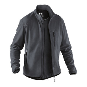 B-Ware Kübler Fleecejacke anthrazit L Unisex Arbeitskleidung atmungsaktiv Stretch Pulli