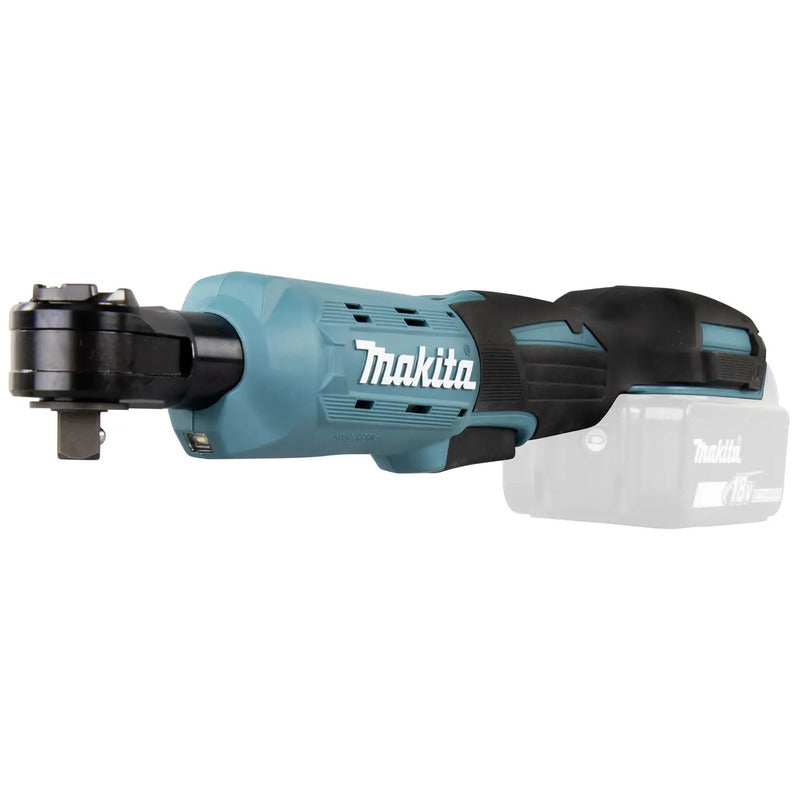 Makita Akku-Ratschenschrauber DWR180Z 18V Li-Ion ohne Akku 47,5Nm 1,6kg kompakt - 0088381732871