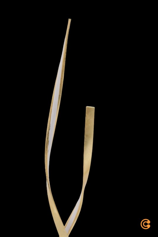 Paul Neuhaus Stehleuchte Linda LED dimmbar gold Metall 140cm Leuchte Lampe - 4012248304730