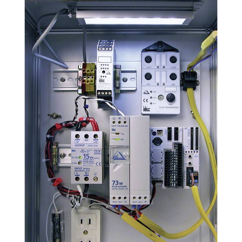 Idec Maschinen-LED-Leuchte LF2B-C4P-ATHWW2-1M Lampe 7,5W 360lm IP65 weiß Licht - 2050001554604