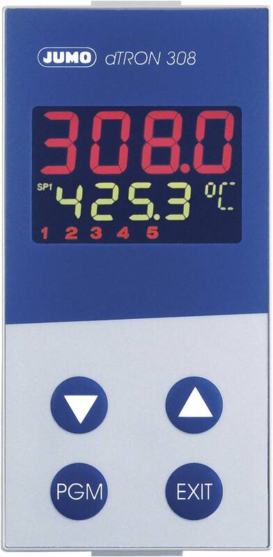 Jumo dTRON 308 hoch PID Temperaturregler Pt100 Pt500 Pt1000 KTY11-6 Messgerät - 4016138378405