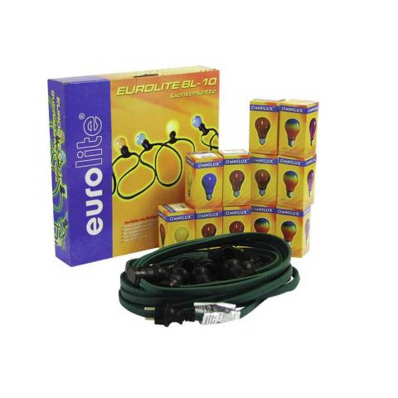 Eurolite Motiv-Lichterkette Kugel 4.5m netzbetrieben 12 Glühlampen Beleuchtung - 8711252197319