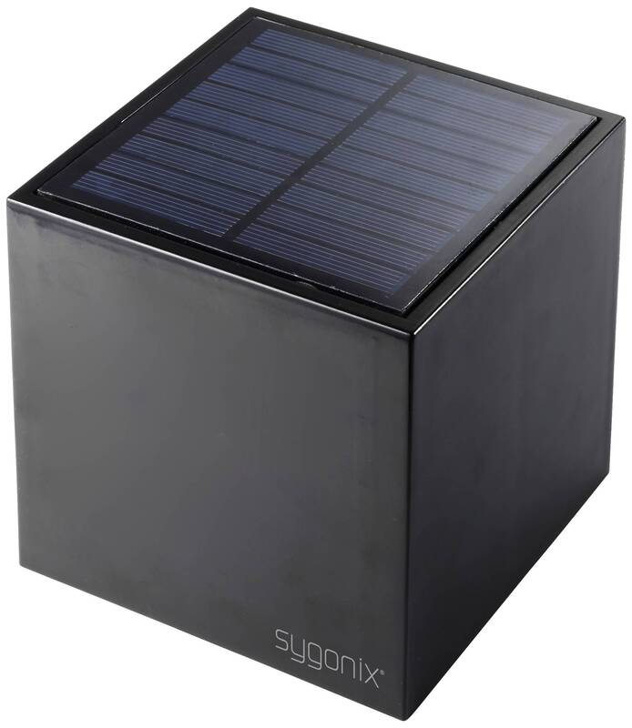 Sygonix SY-5499356 Solar-Wandstrahler 0.9W Warmweiß Schwarz Strahler 4 STÜCK - 4064161242095