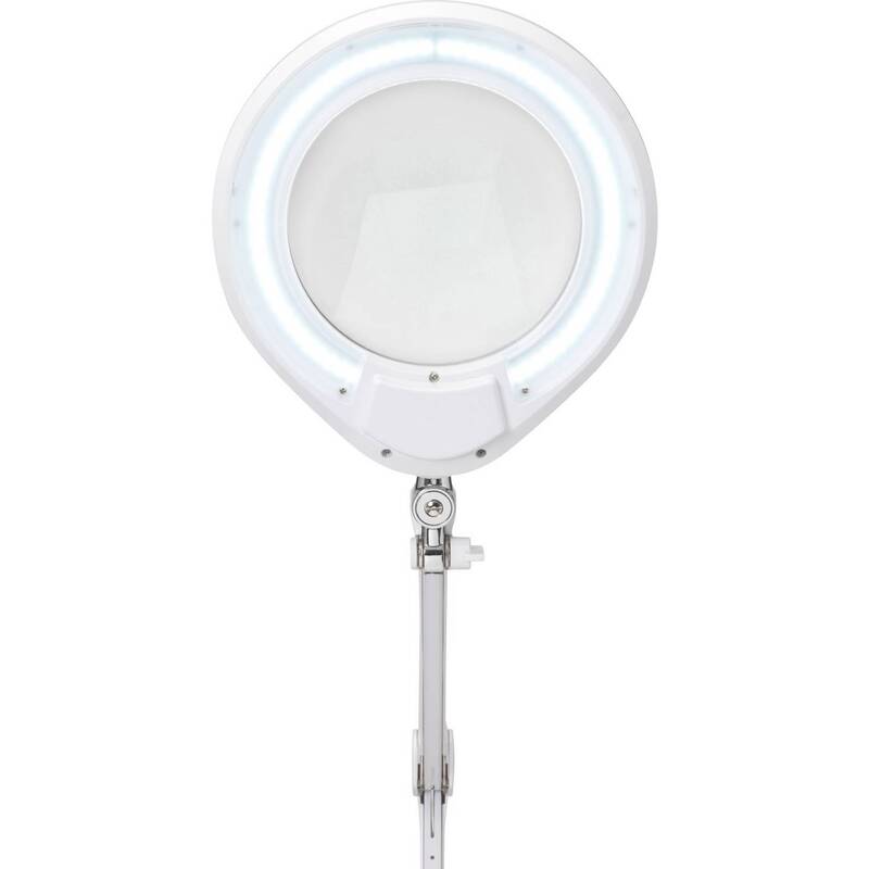 TOOLCRAFT Lupenleuchte Vergrößerungslampe LED Tischklemme Glaslinse Kaltweiß - 4064161194813