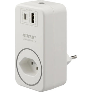 B-Ware Voltcraft Energiekosten-Messgerät SEM6503 CH USB-Schnittstelle Datenlogger Tuya