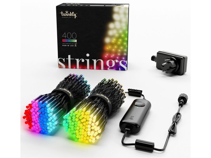 Twinkly Lichterkette 400 LEDs 32m Dekolicht Innen Außen individuell steuerbar - 8056326673390
