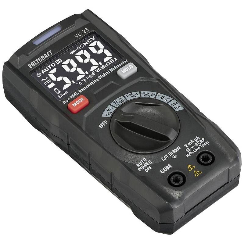 VOLTCRAFT VC-23 Digitales Hand-Multimeter Strommesser Spannungsmesser Messgerät - 4064161317618