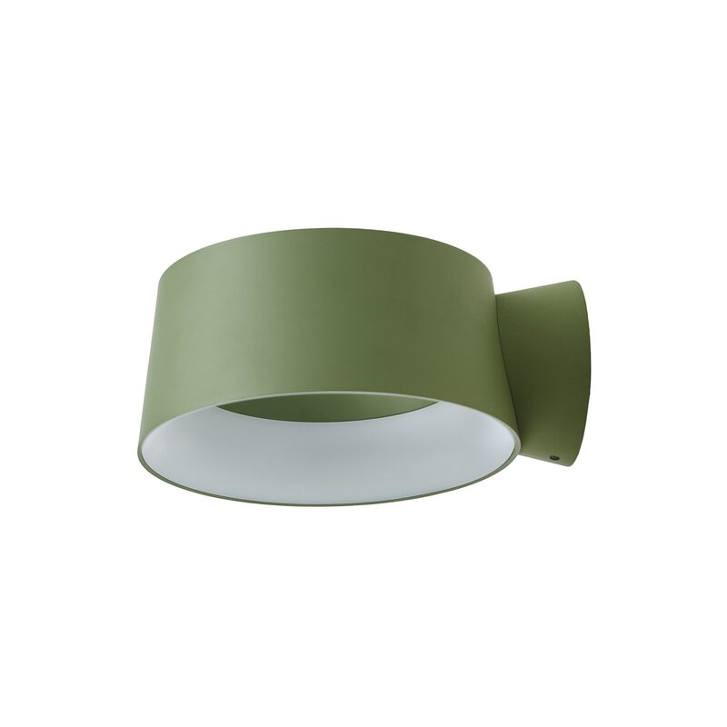 Wandleuchte Wandlampe LOOM DESIGN LED Cookie Aluminium grün Lampenschirm ringför - 5712802225745