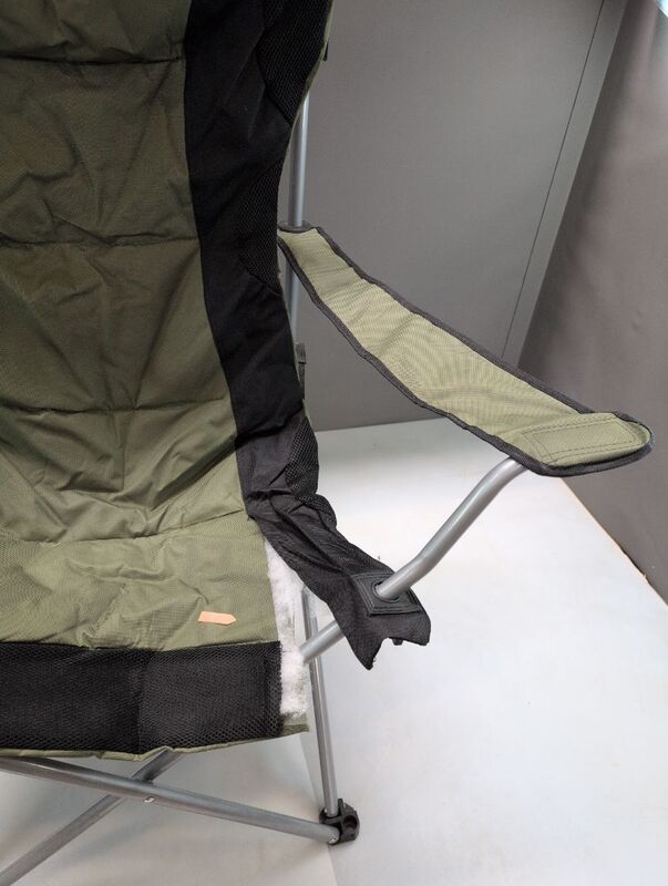 Campingstuhl Lido Klappstuhl Outdoor Stuhl mit Getränkehalter Tragetasche Grün - 4260565528777