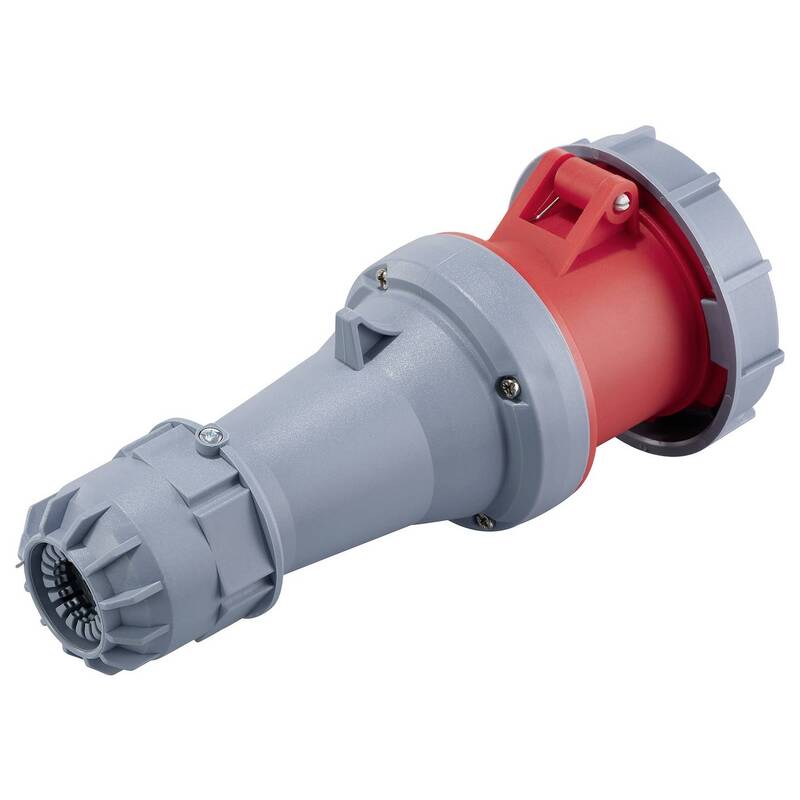 SYGONIX CEE Kupplung Stecker Grau IP67 Pilotkontakt Kunststofffrei 4 STÜCK - 4064161474182