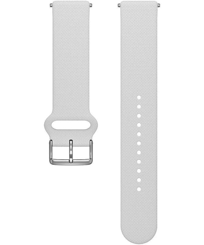 Polar Armband Ersatzband Uhrband Silikon Weiß 20 mm Sport Glatt Herren Größe M L - 0725882063638