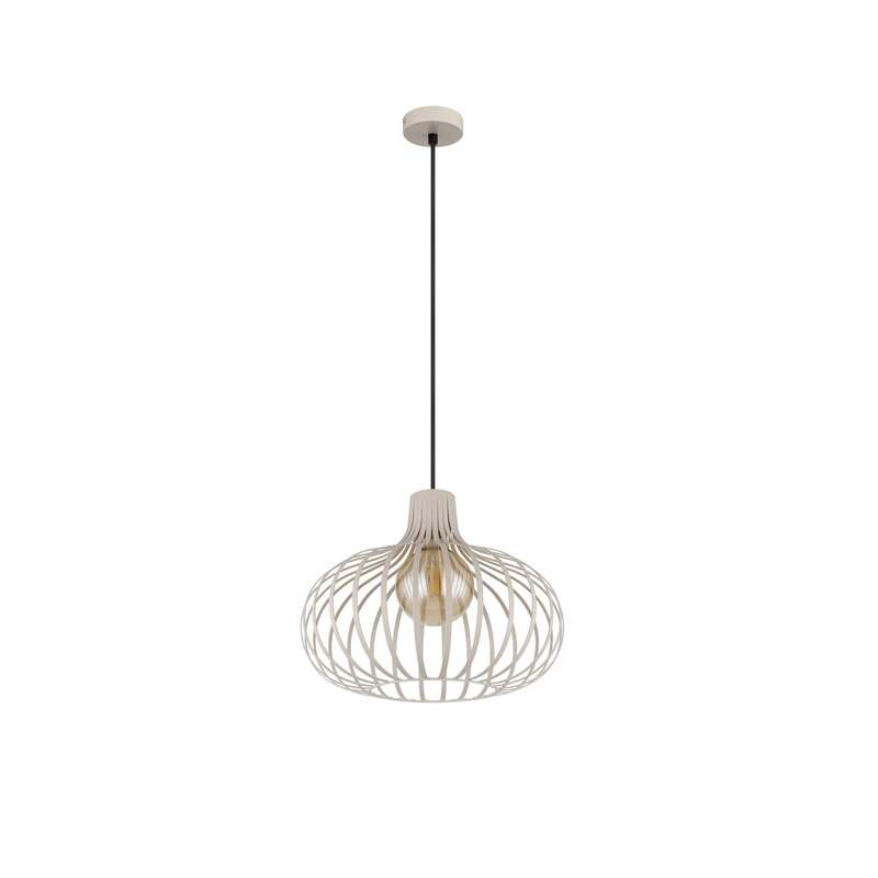 Globo Hängeleuchte Mateo LED Pendelleuchte dimmbar sandfarben Metall Ø40cm - 9007371513888