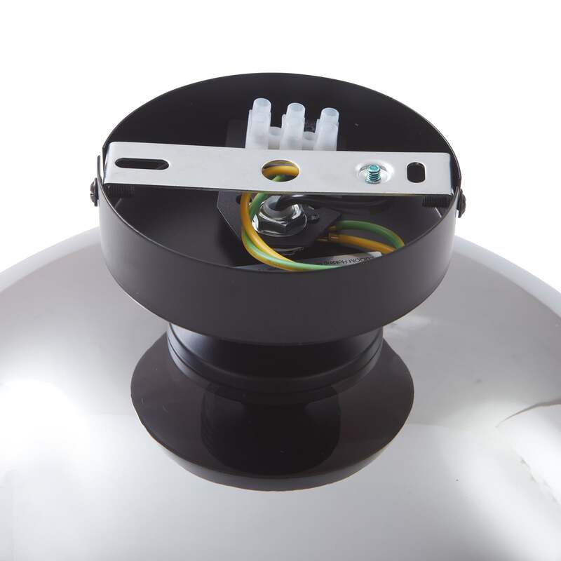 Lindby Deckenleuchte Zehra LED Lampe Leuchte dimmbar schwarz rauchgrau Ø28cm - 4251911772791
