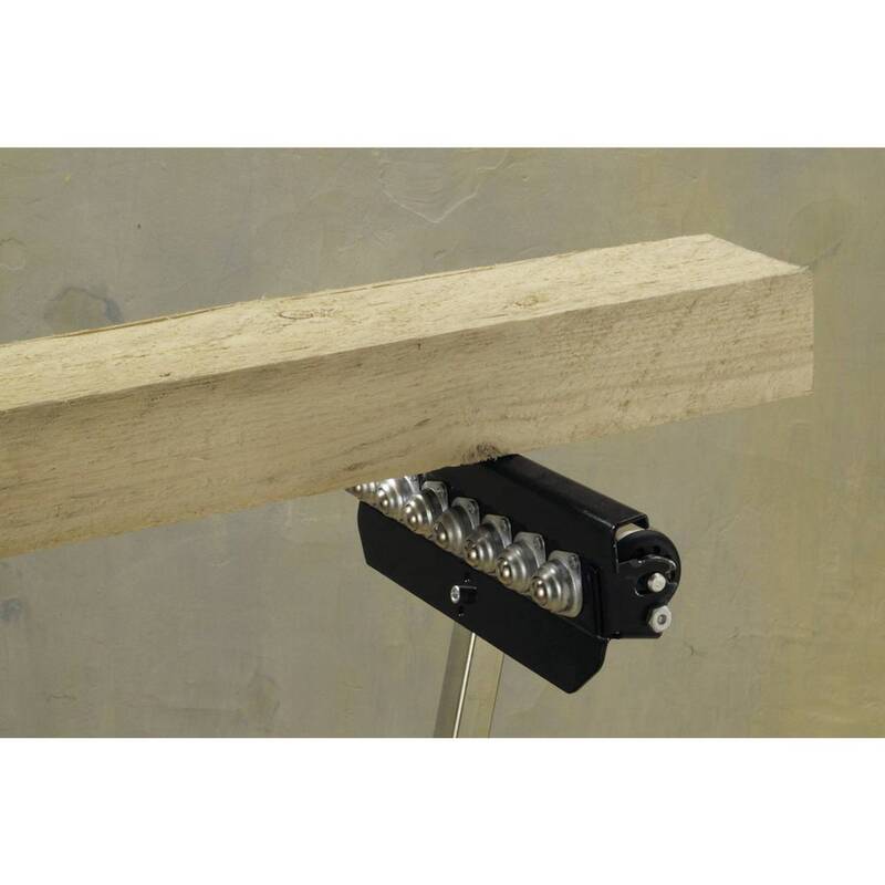 Wolfcraft Rollenbock klappbar höhenverstellbar 50kg 5,6kg 1000x630mm 1 Stück - 4006885610231