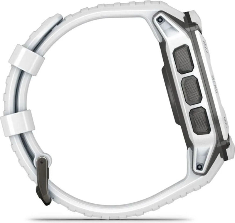 Garmin Uhr Smartwatch Sportuhr Instinct 2X Solar 50mm Weiß GPS Bluetooth Onesize - 0753759319366