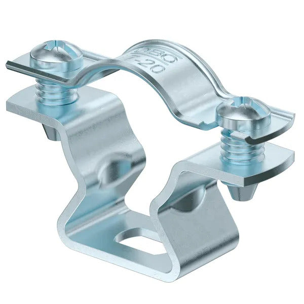 OBO Bettermann Abstandsklemme Klemme mit Bohrung Stahl ASL 733 20 G 6 SETS - 4012196604647