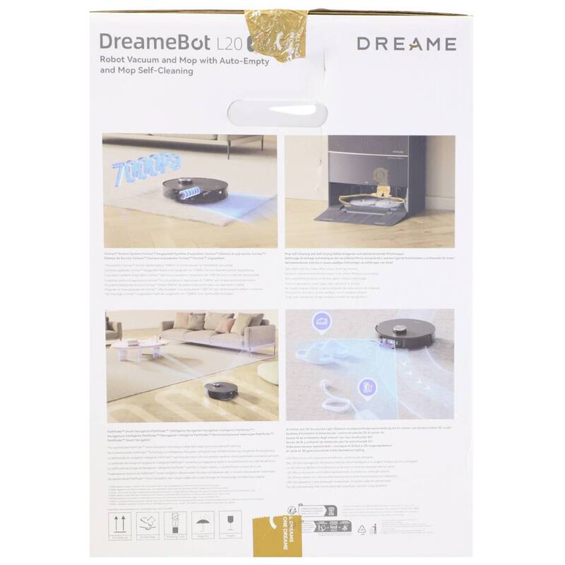 Dreame L20 Ultra Saugroboter schwarz 7000 Pa App Steuerung Wischfunktion - 6976233671550