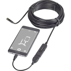B-Ware Voltcraft USB-Endoskop BS-26 8mm Ø 9,85m Kamera 1600x1200 Pixel IP67 wasserdicht