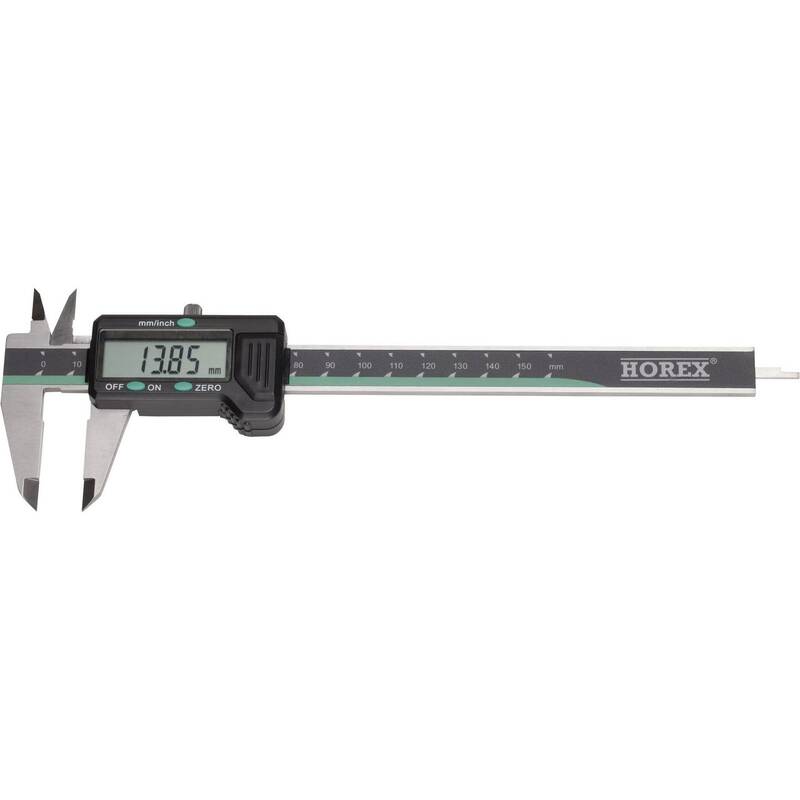 Horex Digitaler Messschieber 200mm Präzisionsmessgerät Stahl rostfrei - 4029713228989