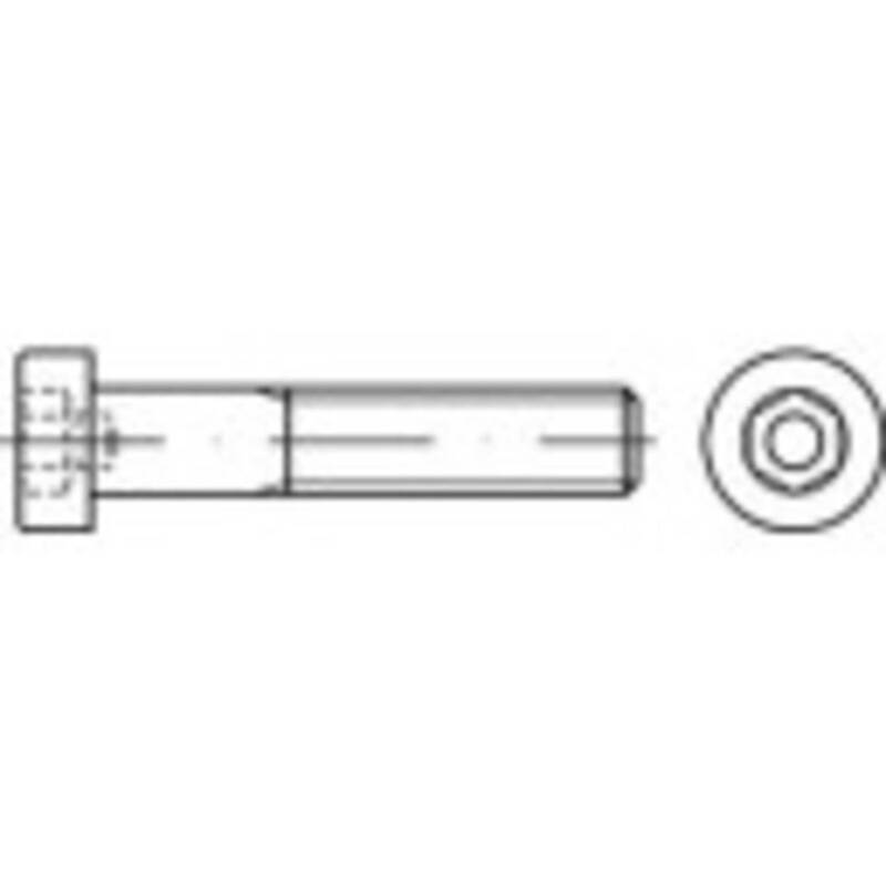 Toolcraft  Schraube Edelstahl M8 25mm Zylinderkopf Innensechskant 100 - 4053199444403