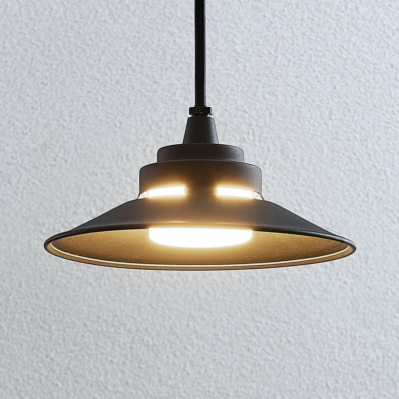 Lindby Außenhängeleuchte Pendellampe LED Cassia dunkelgrau Außenbereich631 - 4251096562910