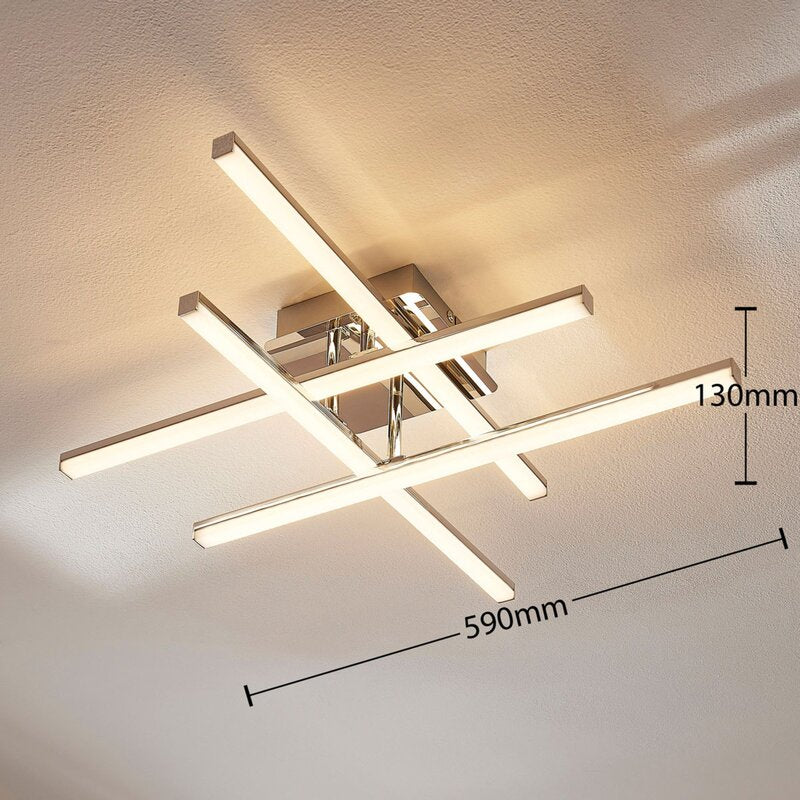 Lindby LED-Deckenlampe Deckenlampe Lampe Leuchte Korona dimmbar Verstellbar LED - 4251096541045