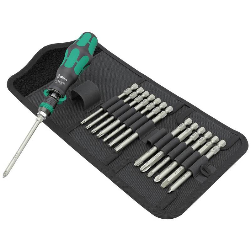 Wera Kraftform Kompakt 838 RA-R M 05051061001 Bit-Set 15teilig Kreuzschlitz - 4013288229779
