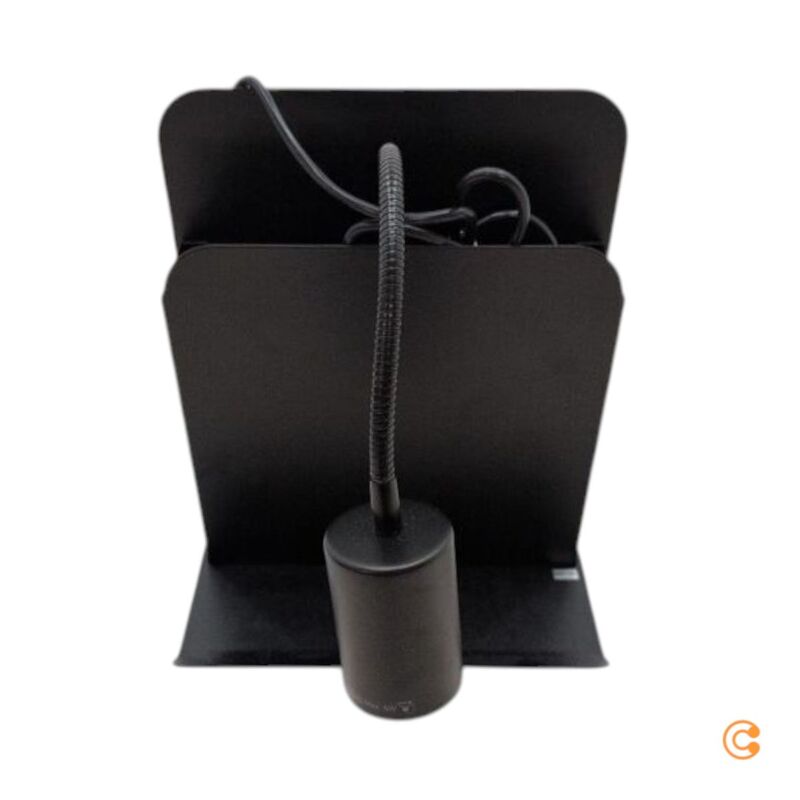Nordlux Wandleuchte Roomi USB Ablage Lampe schwarz 1x35W 150cm Kabel 24,8x28,2cm - 5704924005664