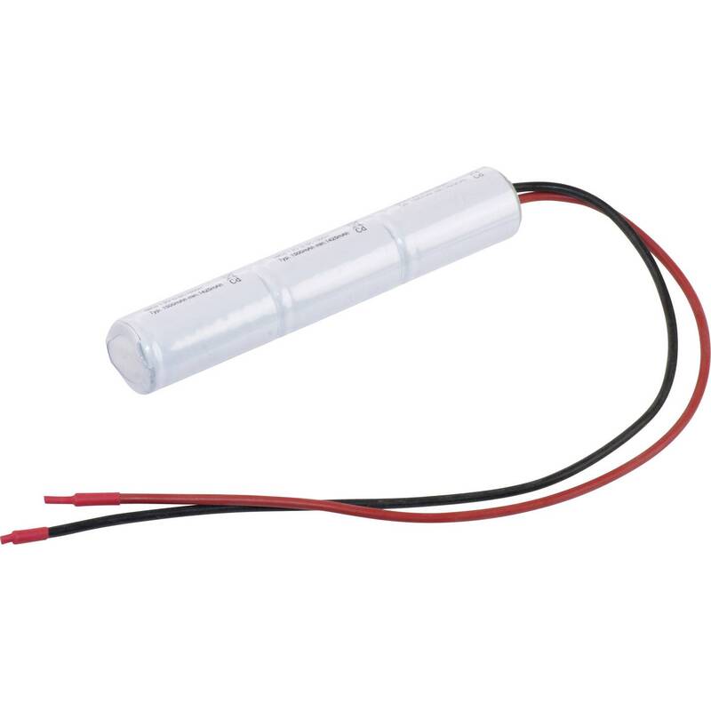 Mexcel Akkupack Sub-C NiCd 3x1500mAh hochtemperaturfähig 3.6V Inline L1x3 Kabel - 4042883160798