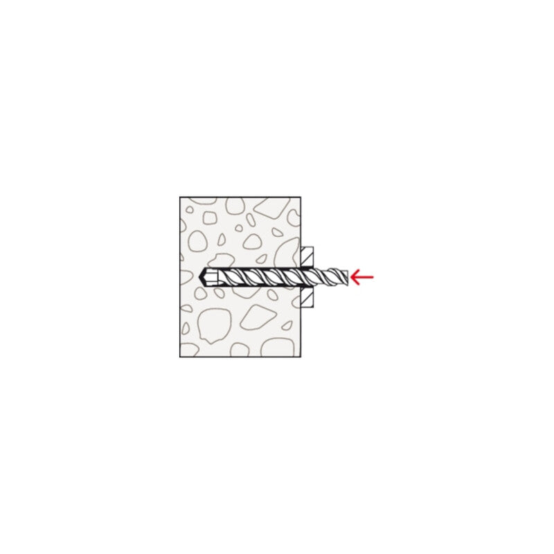 Fischer Bolzenanker FAZ II Plus 12mm M12 Anker Durchsteckmontage 180mm 20 Stück - 4048962462159