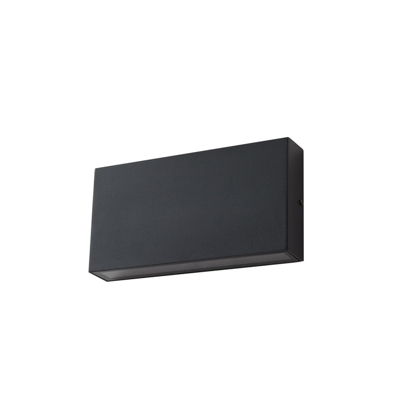 Lindby LED Außenwandlampe Leuchte Jarte schwarz Metall IP54 3 STÜCK - 4251911799149