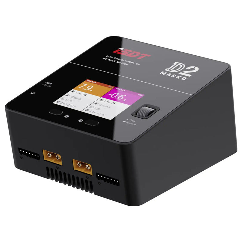ISDT Modellbau-Multifunktionsladegerät D-2 MARK2 12A LiPo LiIon NiMH Blei 200W - 6971337051208