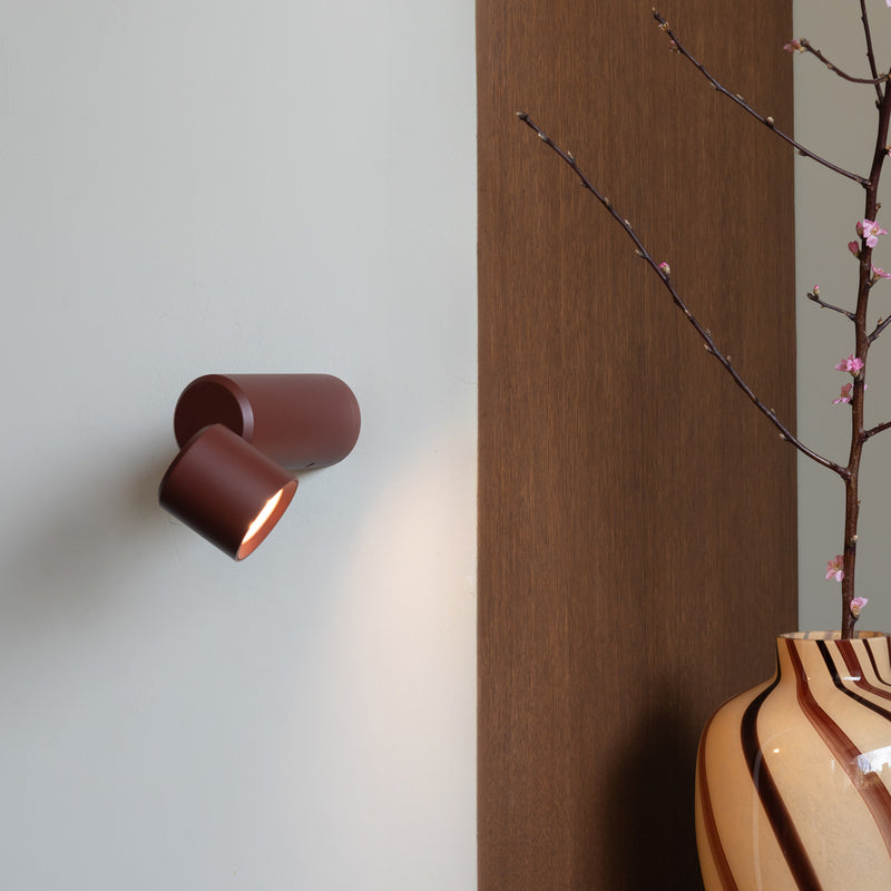 It´s about Romi Tischlampe Milan LED dimmbar dunkelrot Touchdimmer 19cm Leuchte - 8716248097772