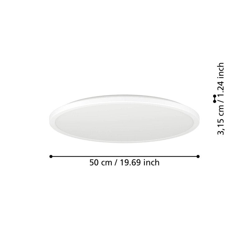 EGLO connect LED-Deckenlampe Smart Home Rovito-Z weiß Ø50cm SIEHE TEXT - 9008606329793