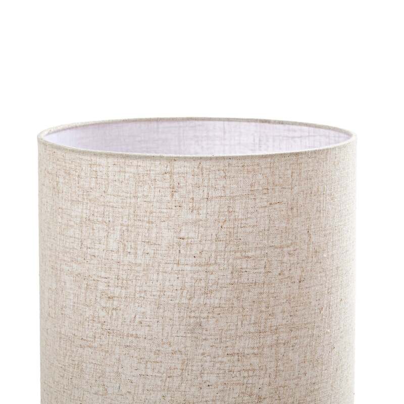 Lindby Stehleuchte Standlampe Elfie Leuchte Leinen Beige skandinavisches Design - 4255830906473