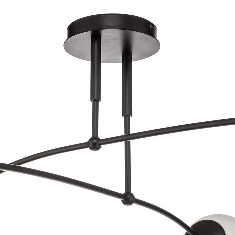Euluna Deckenlampe Deckenlampe Lampe Leuchte Pregos 4 in Schwarz vierflammig - 5901738917064