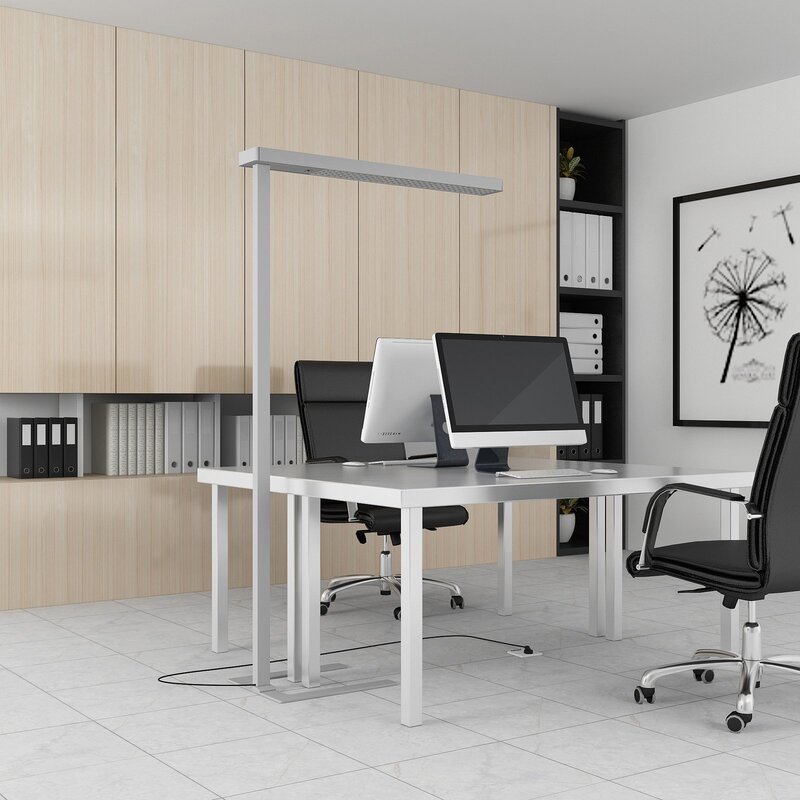 Arcchio Stehlampe Büro Stehleuchte LED Susi silber Sensor Touchdimmer dimmbar910 - 4251096596939
