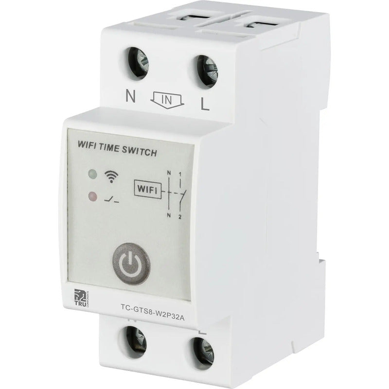 TRU COMPONENTS WLAN-Schalter TC-GTS8-W2P32A 230V Multifunktional 32A 1min-24h - 4064161321271