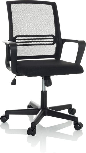 D-Ware hjh OFFICE Bürostuhl Drehstuhl Büro-Stuhl STAR-TEC YU I Büro Netzstoff schwarz