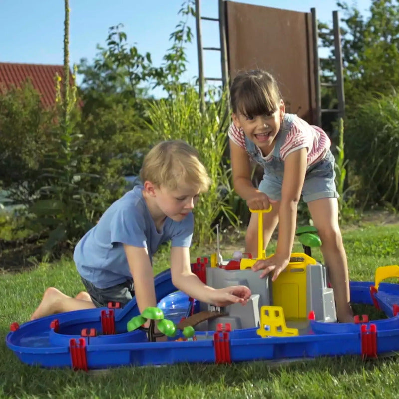 AquaPlay Mountain Lake Spielset mit Booten und Figuren für Kinder ab 3 Jahren - 57371010