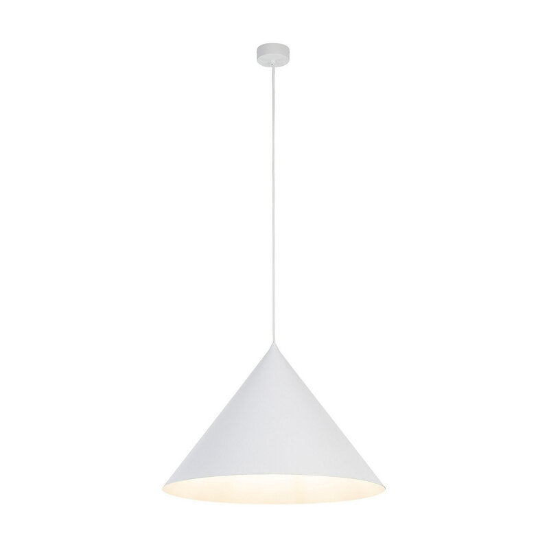 TK Lighting Pendelleuchte Hängeleuchte Cono LED Lampe Leuchte E27 weiß Ø50cm - 5906135100101