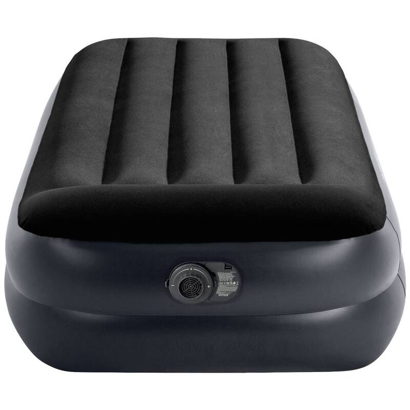 Intex Luftbett DuraBeam PillowRestRaised 191x99cm schwarz mit Elektropumpe 42cm - 6941057422855