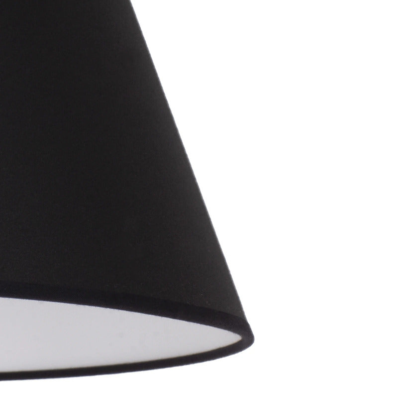 Euluna Lampenschirm Sofia Leuchtenschirm Dekoschirm Deko Höhe 31 cm schwarz/weiß - 5903689185745