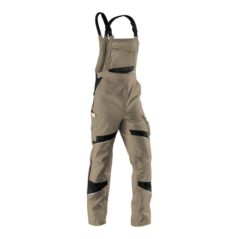 Kübler Latzhose 3250 sandbraun schwarz Größe 62 Arbeitskleidung Arbeitsschutz 78 - 4053813361550